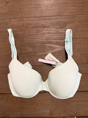 Victoria's Secret Molded Lightly Padded Bra with Logo Straps